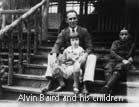 Alvin Baird and his children